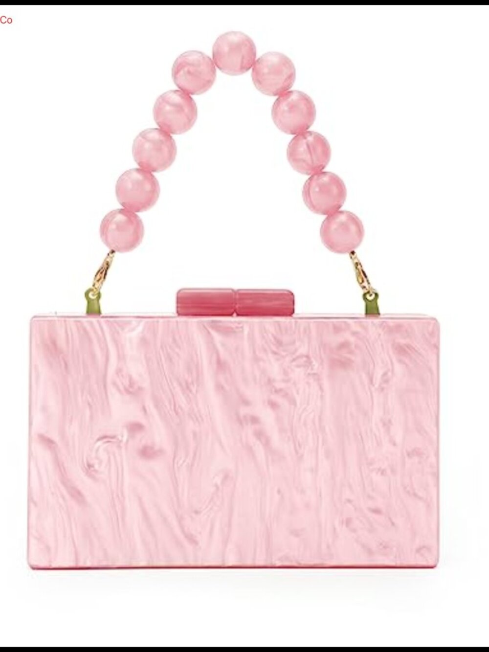 Acrylic Beads Clutch Purse Evening Handbag Formal Wedding Crossbody Bag
